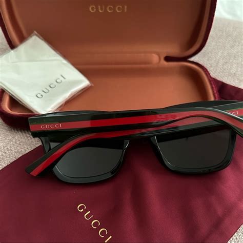 gucci round green and red sunglasses|Gucci sunglasses red green stripe.